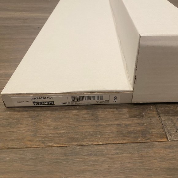 New in box !  IKEA VARMBLIXT Display Glass Shelf Frosted Glass/white 27 1/2" - Picture 4 of 5